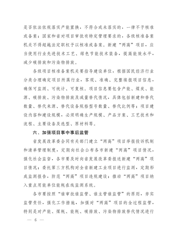 山東省人民政府辦公廳關于加強“兩高”項目管理的通知（附兩高項目管理目錄）